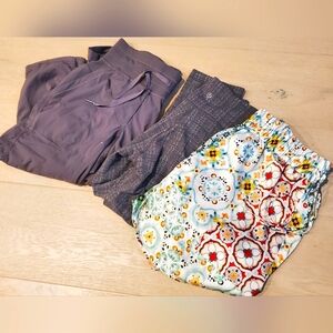 Bundle x3 Lululemon and Zara shorts, cropped joggers, leggings
